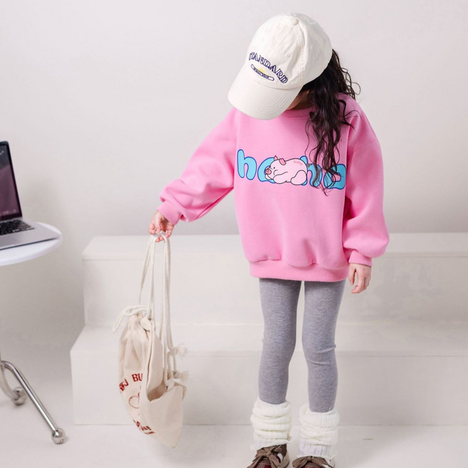 hoho 얇은 봄 가을 맨투맨 110-140호