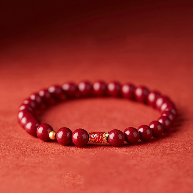 이레오몰 경면주사 물고기 팔찌 비단잉어 재물운을 부르는 L-0046