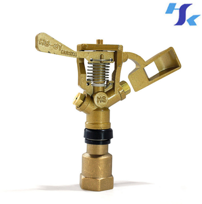 한강 스프링쿨러 헤드 HS-31 15A 360도회전 신주헤드 분무 분사기 정원 원예 조경