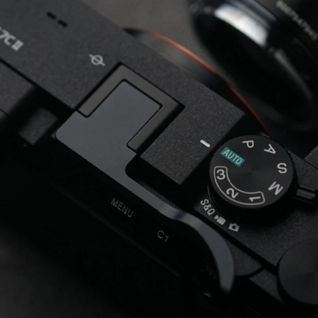 CJSD-카메라 핫슈 커버 소니 A7c ILCE-7CM2 알파 7C II 엄지 그립 어댑터 용 장식, 02 Black_01 FOR A7c A7c2, 1개