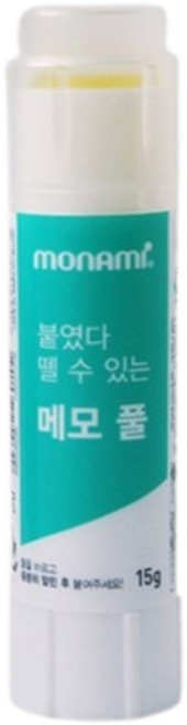 모나미 사무실 깔끔하게 떨어지는 메모 부착 풀 15g 딱풀 다꾸 스티커 접착 메모지 만들기