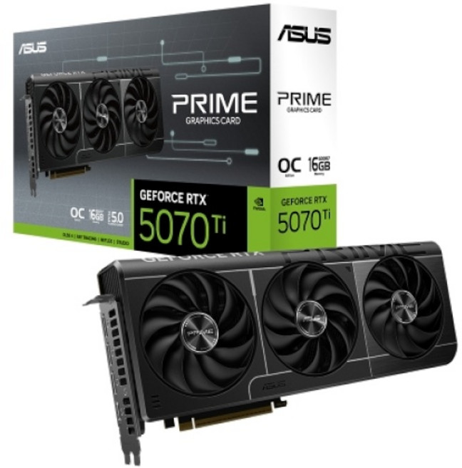 (ASUS) PRIME 지포스 RTX 5070 Ti O16G OC D7 16GB 대원씨티에스