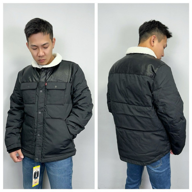 Levi’s 毛領拼接鋪棉外套