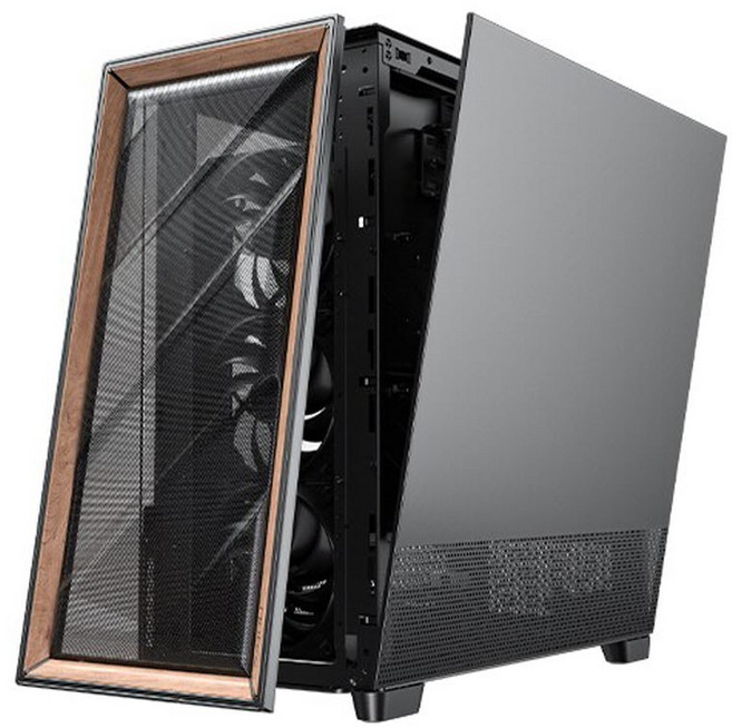 안텍 Antec FLUX PRO MESH 빅타워 컴퓨터 PC 케이스 (블랙), 1개, FLUX PRO MESH (블랙)