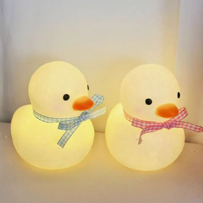 로앤제이 귀여운 동물 캐릭터 LED 무드등 수면등 취침등 조명, 오리