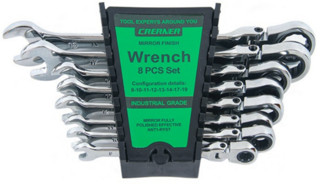 그레이나 플렉시블 렌치 스패너 8종세트 일체형, 1세트
