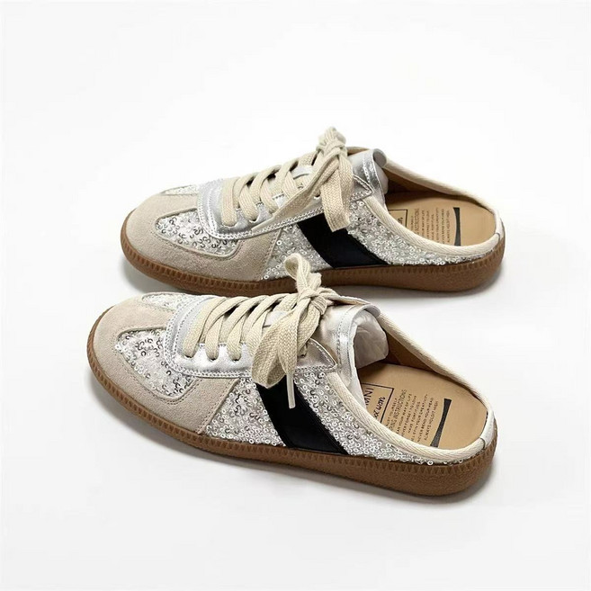 스파클 뮬 스니커즈 데일리 블링 슬립온