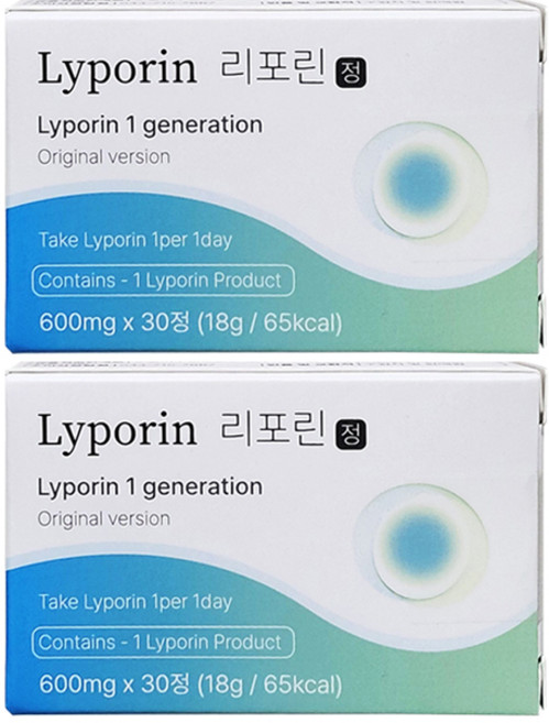 리포린정 피부건강 판토텐산 아연 브로멜라인, 2개, 30정