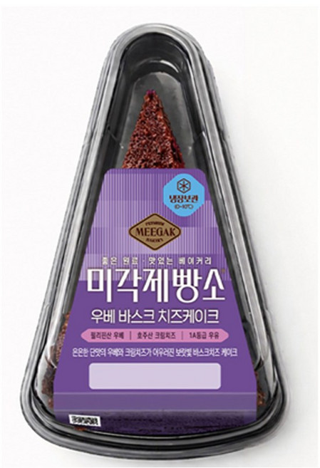미각제빵소 우베 바스크 치즈케이크, 95g, 3개