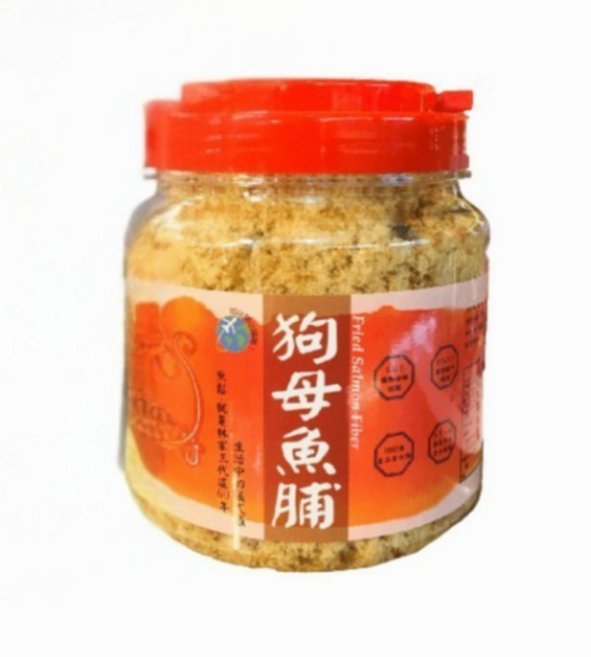 林太太魚鬆專賣店 大罐狗母鱈魚脯 酥鬆美味 即食魚鬆, 600g, 1個