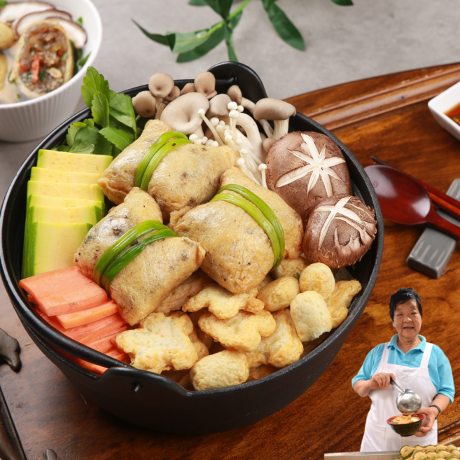 깡통골목할매유부전골 원조유부주머니 부산어묵 농축다싯물 오뎅탕 2인분, 1세트