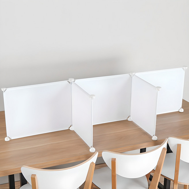 리빙로드 테이블 가림막 책상 칸막이 세트 40 * 45cm, 4개
