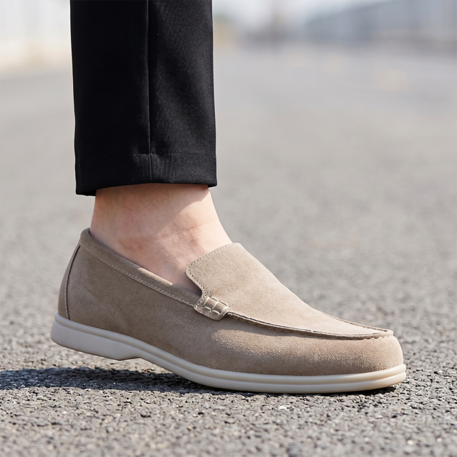 남성 국산 발편한 심플 스웨이드 로퍼 단화 슬렉스 신발 남자 슬립온 슈즈