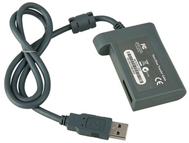 OSTENT 하드 디스크 드라이브 USB 데이터 마이그레이션 전송 Xbox 360 콘솔용 백업 컨버터 어댑터 케이블 코드, 1개, 한개옵션0