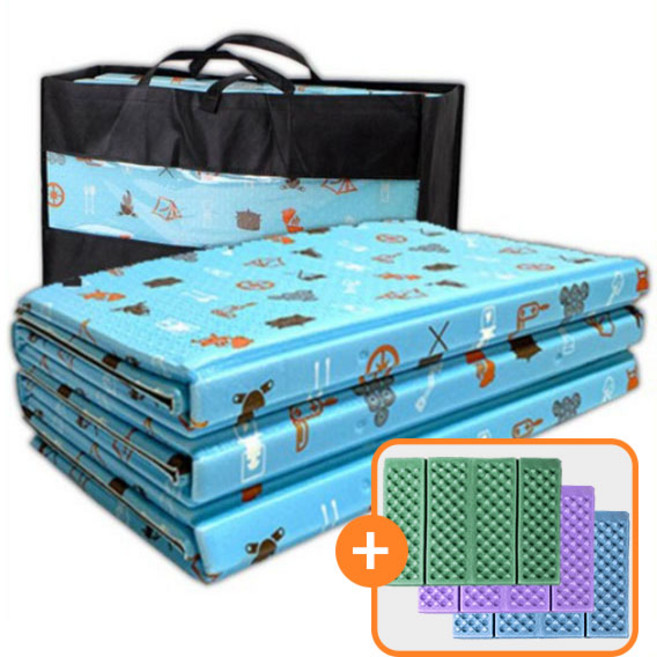 이스트렉스(ESTREX) 국산 공장직영 케릭터 고급 캠핑매트 텐트용 소풍 피크닉 등산 다용도 중 대 특대형 캠핑 매트 캠툴즈 3종 사은품증정