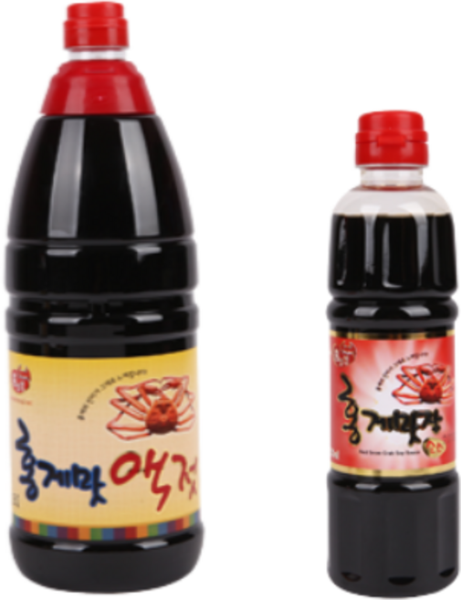 [홍일] 꽃게 홍게액젓 1.8L 증정간장500ml 편스토랑 이정현 파김치 액젖 이영자 장민호 진서연 홍게간장 W.A.T.B, 1개