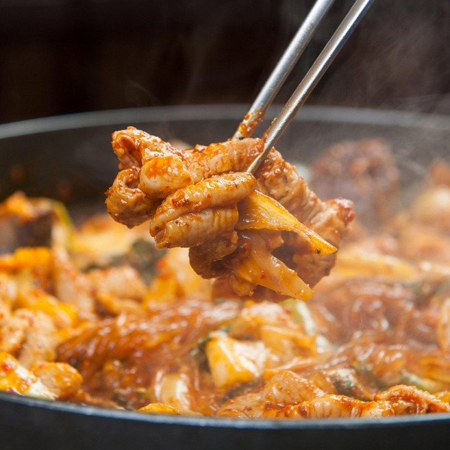 매콤한양념곱창 1kg 야식 술안주 캠핑 낚시 혼밥, 1개
