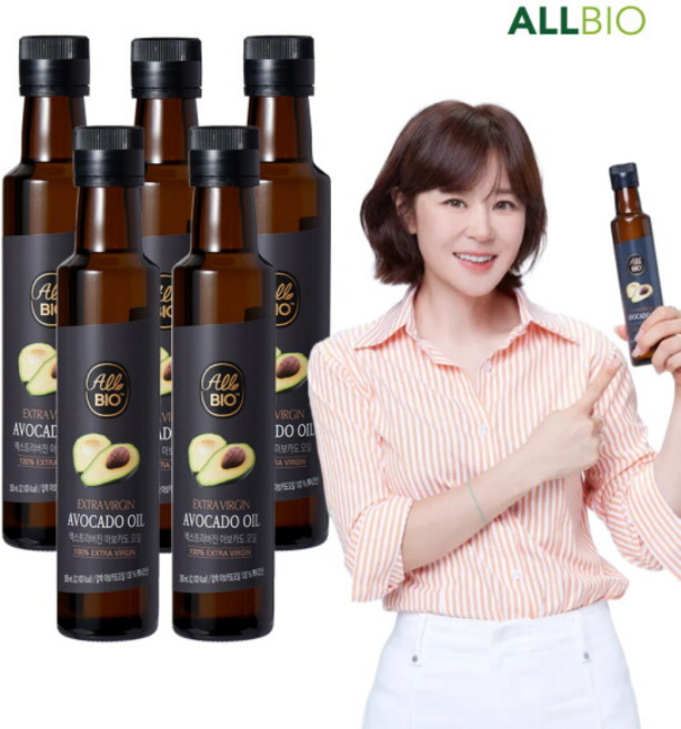 [올바이오.] 2)[5병] 올바이오 엑스트라버진 아보카도오일 (250ml x 5병), 1세트, 250L