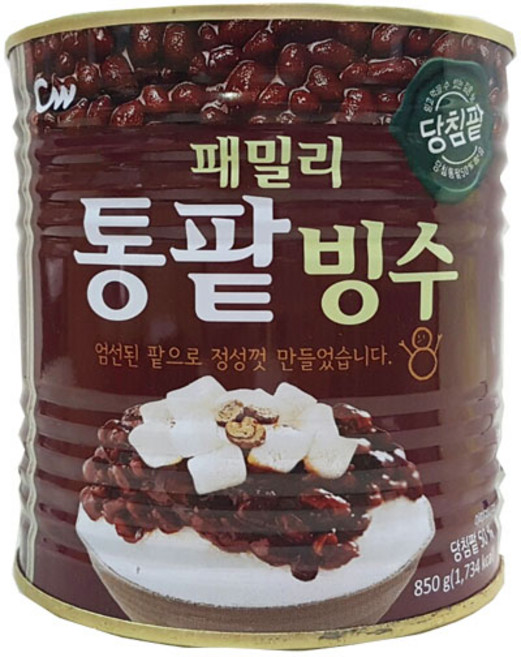 청우 패밀리 통팥빙수 빙수팥, 850g, 1개
