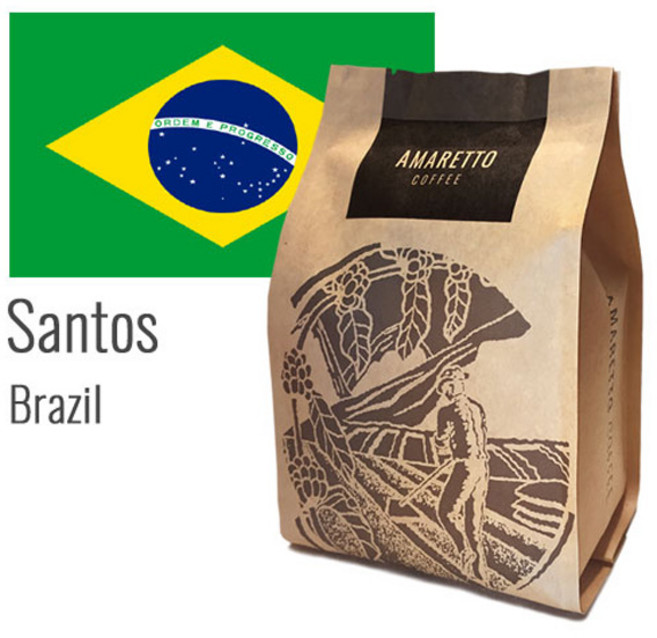 갓볶은원두커피 브라질 산토스 200g, 1개