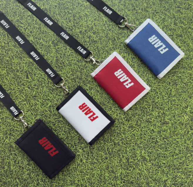 앤드버튼 FLAIR 캔버스 목걸이 지갑