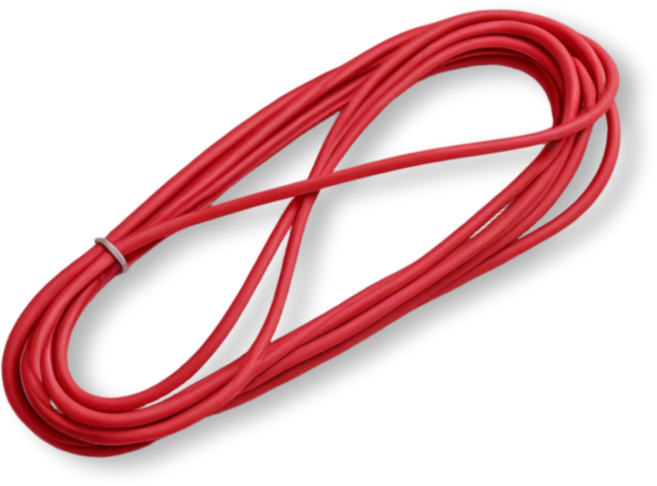 이음모음 국산 둥근 칼라 고무줄 3M, 1세트, 레드