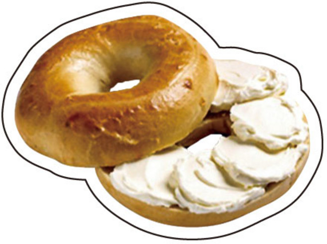 아크릴 베이커리샵 투명 스마트톡 핸드폰거치대, 24베이글, 1개