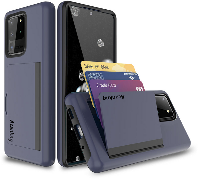 아칸크 카드 수납 범퍼 하드 휴대폰 케이스