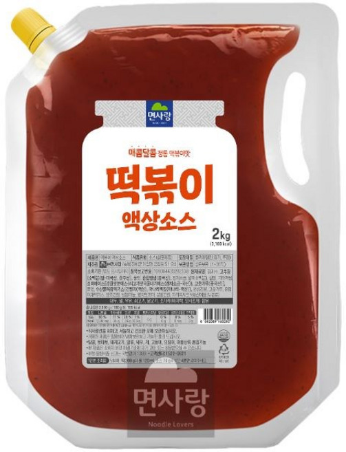 면사랑 (실온) 떡볶이 액상소스 2kg, 1개