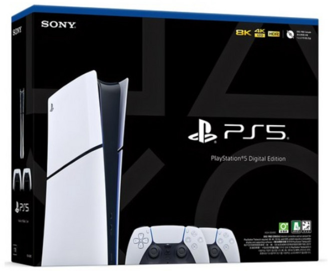 플레이스테이션 PS5 슬림 듀얼센스 번들 콘솔게임기 패키지, ASIA-00480