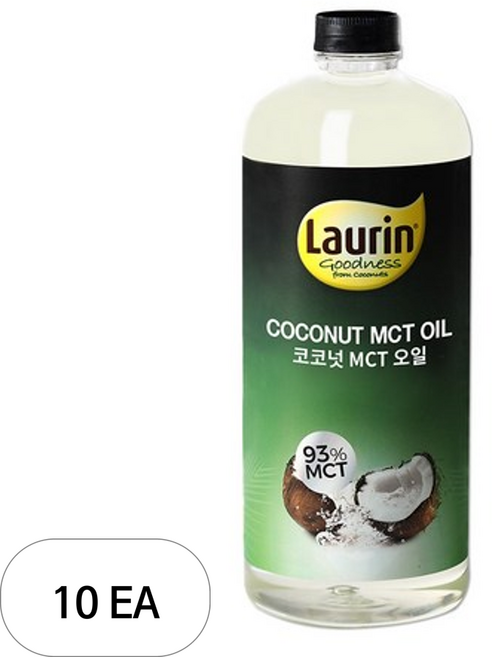 라우린 코코넛 엠씨티 오일, 946ml, 10개