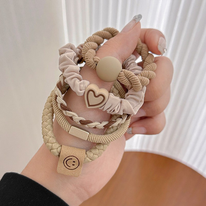 비아워게스트 여성용 데일리 헤어 고무줄 10종 세트