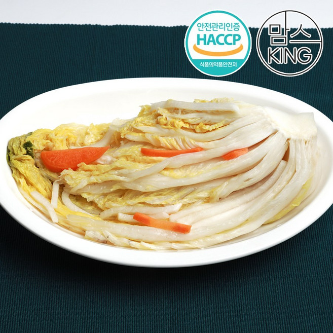 [맘스킹]창원 다경의 국산 재료로 만든 백김치 5kg(포기), 1박스, 5kg