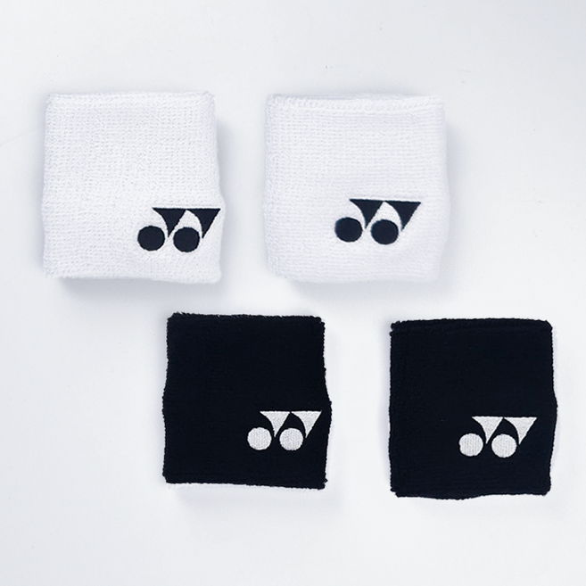 요넥스 손목보호대 밴드 배드민턴 테니스 아대, 화이트, 1세트