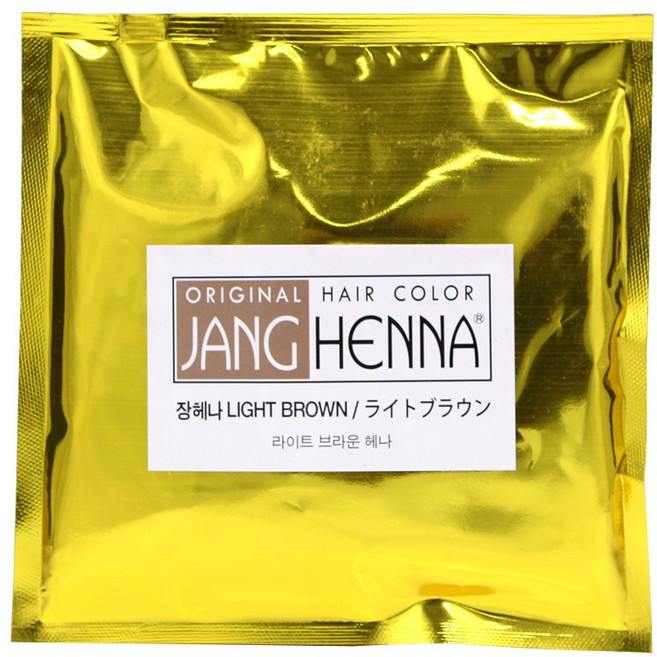 장헤나 오리지널 헤어컬러 100g, 7N 라이트브라운 헤나, 1개