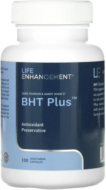 라이브인헨스먼트 더크 피어슨 샌디 쇼의 BHT 플러스 100 캡슐, 6개, 100정 - 쿠팡