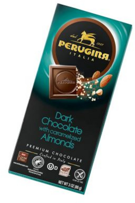 Baci 초콜릿 페루지나 엑스트라 다크 85% 바 3온스 12개 묶음, 다크 초콜릿과 아몬드