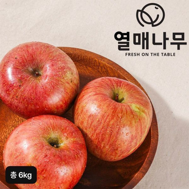 (NS홈쇼핑)25년 햇 열매나무 못난이 부사사과 3kg+3kg(총 6kg)35582370, 단일옵션