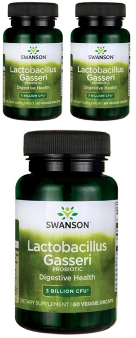스완슨 락토바실러스 가세리 3 빌리언 CFU 베지캡슐, 60정, 3개 - 쿠팡