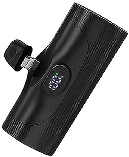 迷你充電倉, 黑色, 1個
