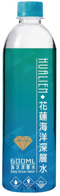 花蓮海洋深層水 600ml, 24個