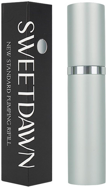 스윗던 뉴 스탠다드 펌핑식 충전 향수공병 5ml, 1개, 실버