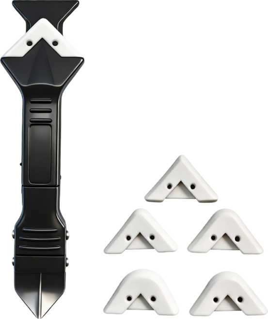 실리콘 제거 및 수정 스크래퍼 세트, 1세트