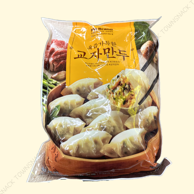 노브랜드 육즙가득한 교자만두 1KG 아이스박스+아이스팩, 1개