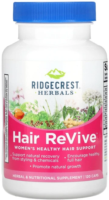 RidgeCrest Herbals Hair ReVive 캡슐 120정, RidgeCrest Herbals Hair ReV..., 1개 - 쿠팡