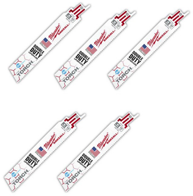 밀워키 컷쏘날 두꺼운 금속 철거150mm 48004712, 5개