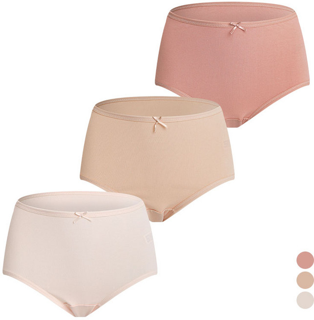 제임스딘 편안한 면스판 빅사이즈 맥시팬티 3매입