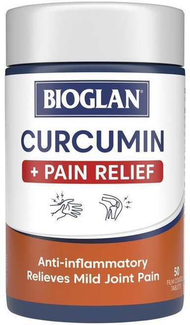 Bioglan Clinical Boswellia Curcumin Plus Pain Relief 50 Tablets, 1개, 50정