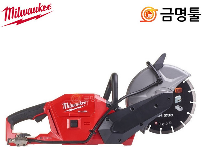 밀워키 M18 FCOS230-0 충전콘크리트캇타기 18V 본체 230mm 마른날포함, 1개