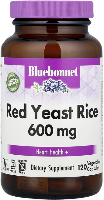 블루본넷뉴트리션 홍국 600mg 베지캡슐 120정, 6개 - 쿠팡